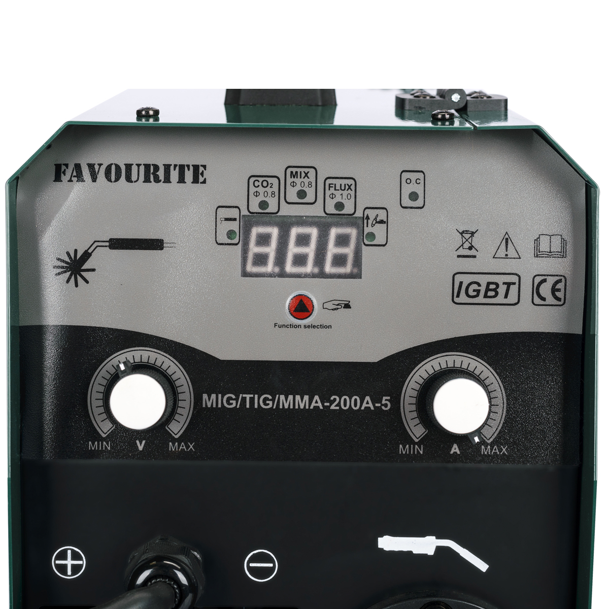 MIG/TIG/MMA-200A-5 Сварочный инверт. аппарат для полуавтоматической сварки 200А FAVOURITE - фото 4 - svarochnye_apparaty 